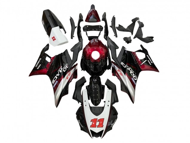 Compra Carenados Moto Yamaha YZF R3/R25 2022-2024 - Rojo Plata Negro 11