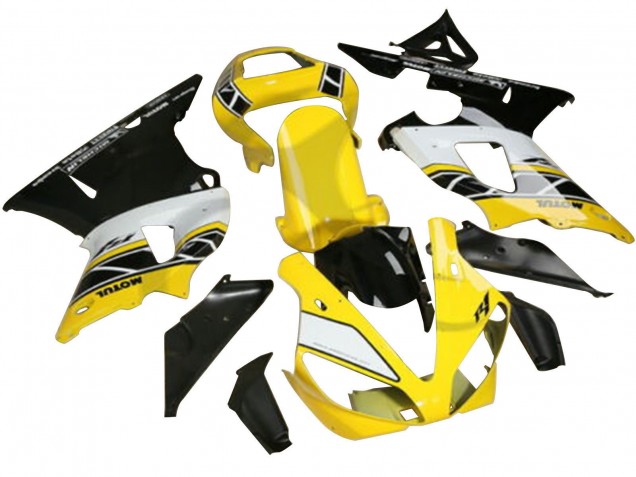 Compra Carenados Moto Yamaha YZF R3/R25 2022-2024 - Amarillo Blanco Negro Motul
