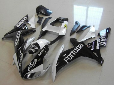 Compra Carenados Moto Yamaha YZF R1 2002-2003 - Blanco Negro Brillante Fortuna Motul