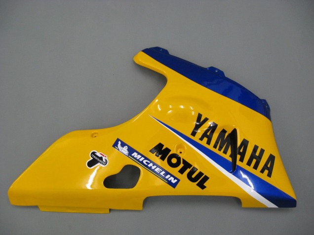 Compra Carenados Moto Yamaha YZF 1000 R1 2000-2001 - Blanco Amarillo Azul Motul Camello