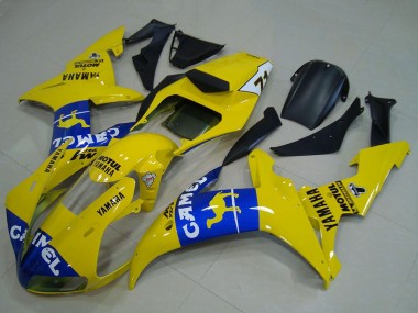 Compra Carenados Moto Yamaha YZF R1 2002-2003 - Amarillo Azul Camello Motul
