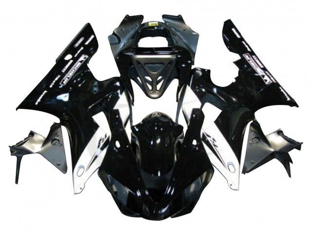 Compra Carenados Moto Yamaha YZF 1000 R1 2000-2001 - Negro Brillante Blanco Michelin