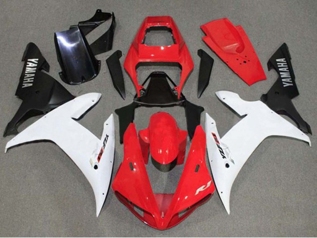 Compra Carenados Moto Yamaha YZF 1000 R1 2002-2003 - Rojo Blanco Negro