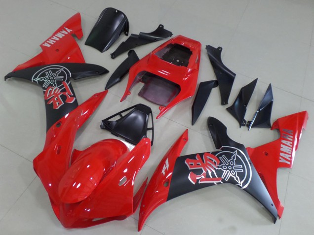 Compra Carenados Moto Yamaha YZF R1 2002-2003 - Rojo Negro Mate