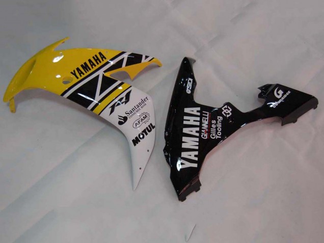 Compra Carenados Moto Yamaha YZF 1000 R1 2004-2006 - Amarillo Blanco Negro Brillante