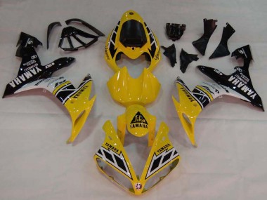 Compra Carenados Moto Yamaha YZF 1000 R1 2004-2006 - Amarillo Blanco Negro Brillante