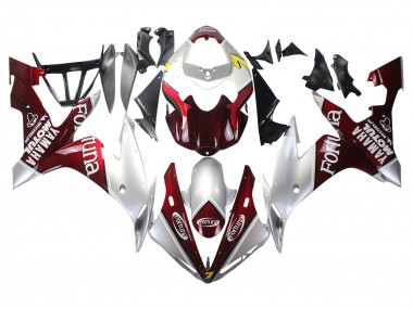 Compra Carenados Moto Yamaha YZF 1000 R1 2004-2006 - Plata Rojo Fortuna Motul
