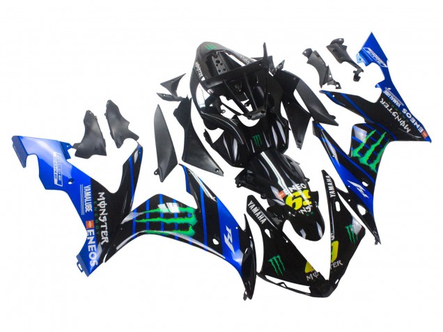 Compra Carenados Moto Yamaha YZF 1000 R1 2004-2006 - Azul Negro Amarillo Verde Monstruo Yamalube ENEOS 69