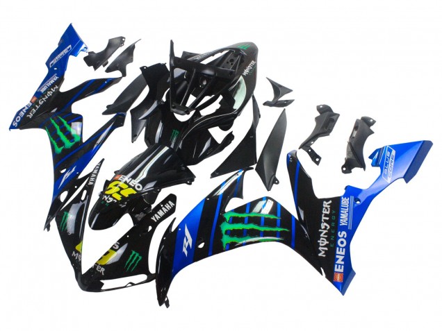 Compra Carenados Moto Yamaha YZF 1000 R1 2004-2006 - Azul Negro Amarillo Verde Monstruo Yamalube ENEOS 69