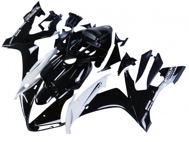 Compra Carenados Moto Yamaha YZF 1000 R1 2004-2006 - Negro Brillante Blanco Motul