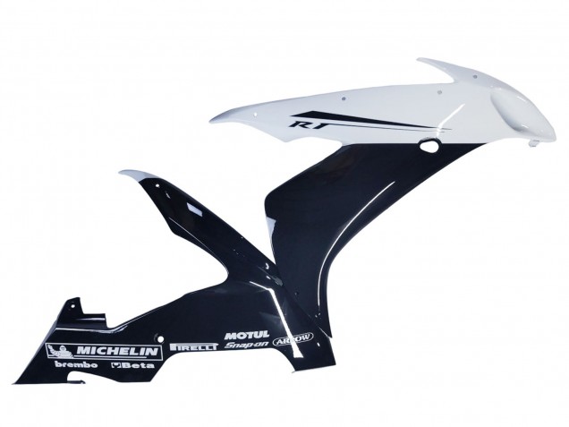 Compra Carenados Moto Yamaha YZF 1000 R1 2004-2006 - Negro Brillante Blanco Motul