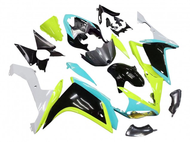 Compra Carenados Moto Yamaha YZF 1000 R1 2007-2008 - Azul Claro Verde Lima Negro