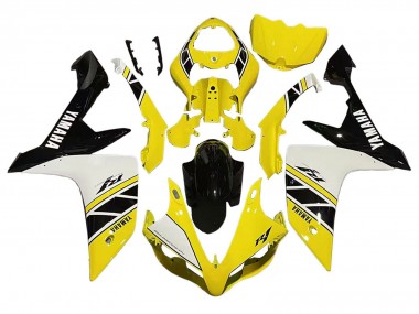 Compra Carenado Moto Yamaha YZF 1000 R1 2007-2008 - Amarillo Blanco Negro