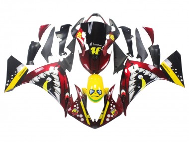 Compra Carenados Moto Yamaha YZF 1000 R1 2009-2011 - Rojo Amarillo Negro Tiburón 46