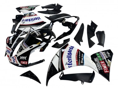 Compra Carenados Moto Yamaha YZF 1000 R1 2009-2011 - Negro Brillante Blanco Rojo Volvo Fimer Yamalube 87