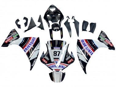 Compra Carenados Moto Yamaha YZF 1000 R1 2012-2014 - Negro Brillante Blanco Rojo Fimer Yamalube Sterilgarda 87
