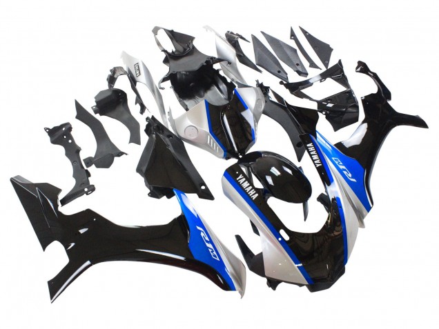 Compra Carenados Moto Yamaha YZF 1000 R1 2015-2019 - Plata Azul Negro Brillante