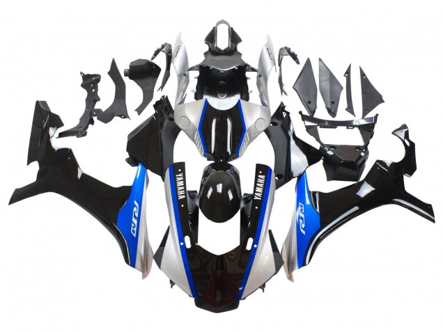 Compra Carenados Moto Yamaha YZF 1000 R1 2015-2019 - Plata Azul Negro Brillante
