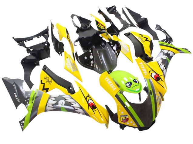 Compra Carenados Moto Yamaha YZF 1000 R1 2015-2019 - Amarillo Verde Tiburón