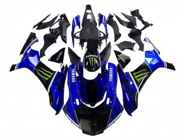 Compra Carenados Moto Yamaha YZF 1000 R1 2015-2019 - Azul Negro Brillante Verde Monstruo
