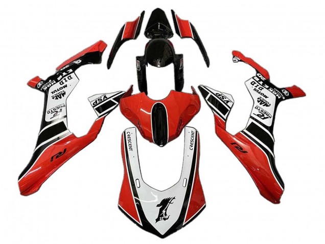 Compra Carenado Moto Yamaha YZF 1000 R1 2020-2025 - Blanco Rojo Negro