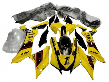 Compra Carenados Moto Yamaha YZF 1000 R1 2020-2025 - Amarillo Negro Brillante YSP Motul