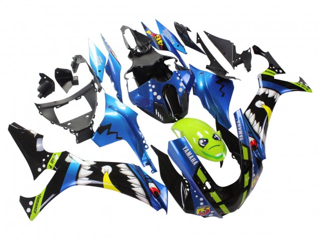 Compra Carenados Moto Yamaha YZF 1000 R1 2020-2025 - Azul Verde Negro Tiburón