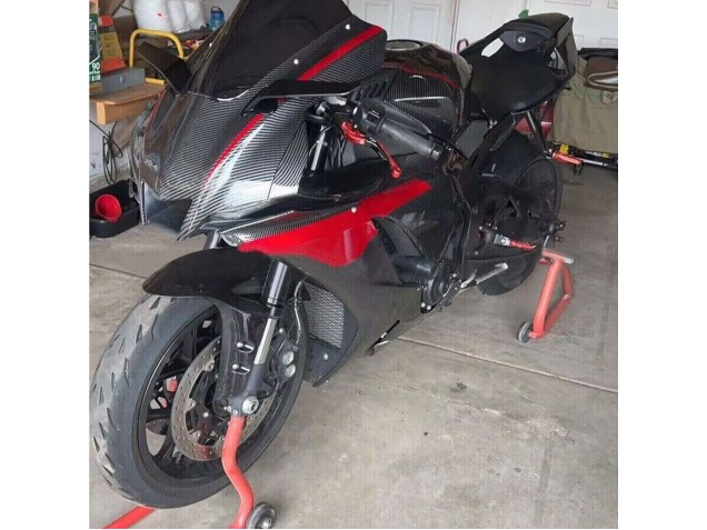 Compra Carenados Moto Yamaha YZF 1000 R1 2020-2025 - Negro FibraCarbono Rojo