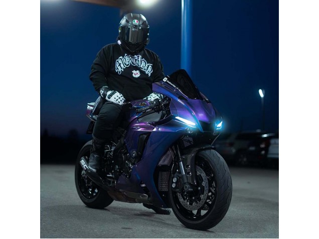 Compra Carenados Moto Yamaha YZF 1000 R1 2020-2025 - Gradiente Azul Púrpura