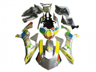 Compra Carenados Moto Yamaha YZF 1000 R1 2020-2025 - Plata Amarillo Rojo Azul Ohlins