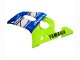 Compra Carenados Moto Yamaha YZF 600 R6 1998-2002 - Neon Verde Azul Blanco Champions