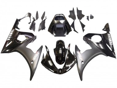 Compra Carenados Moto Yamaha YZF R6 2003-2004 - Negro Brillante Negro Mate Blanco Calcomanías