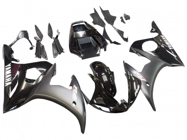 Compra Carenados Moto Yamaha YZF R6S 2006-2009 - Negro Brillante Negro Mate Blanco Calcomanías