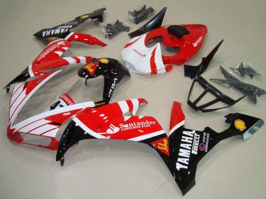 Compra Carenados Moto Yamaha YZF R1 2004-2006 - Rojo Blanco Negro Santander