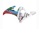Compra Carenados Moto Yamaha YZF R6 2003-2004 - Blanco Azul Verde Rojo Kastinee Dunlop Motul