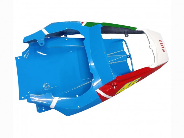 Compra Carenados Moto Yamaha YZF R6S 2006-2009 - Blanco Azul Verde Rojo Kastinee Dunlop Motul