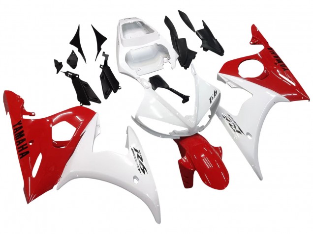 Compra Carenados Moto Yamaha YZF R6S 2006-2009 - Blanco Rojo