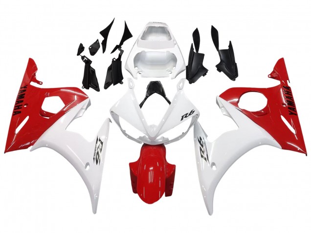 Compra Carenados Moto Yamaha YZF R6S 2006-2009 - Blanco Rojo
