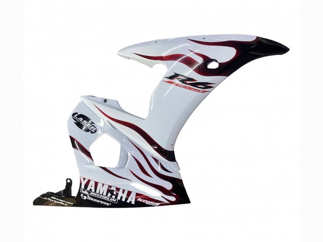 Compra Carenados Moto Yamaha YZF R6S 2006-2009 - Blanco Dark Negro Llama