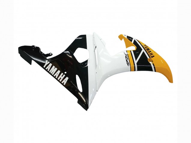 Compra Carenados Moto Yamaha YZF R6S 2006-2009 - Amarillo Blanco Negro Brillante