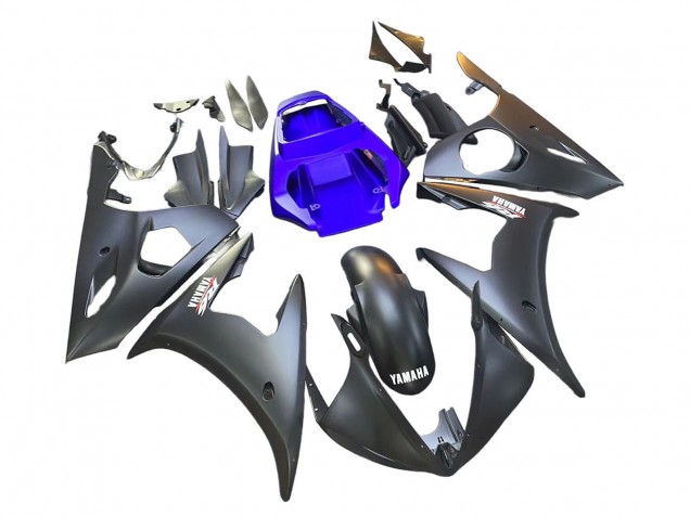 Compra Carenados Moto Yamaha YZF R6S 2006-2009 - Azul Negro Mate