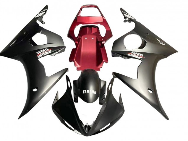Compra Carenado Moto Yamaha YZF R6S 2006-2009 - Rojo Negro Mate