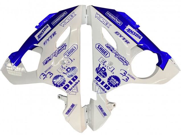 Compra Carenados Moto Yamaha YZF R6S 2006-2009 - Blanco Azul GYTR