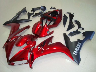 Compra Carenado Moto Yamaha YZF R1 2004-2006 - Rojo Negro Mate