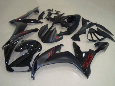 Compra Carenados Moto Yamaha YZF R1 2004-2006 - Negro Brillante Negro Mate Rojo