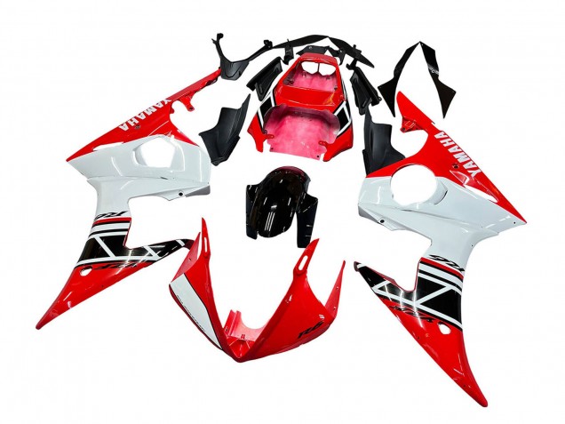 Compra Carenados Moto Yamaha YZF R6S 2006-2009 - Rojo Blanco Negro