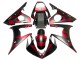 Compra Carenados Moto Yamaha YZF 600 R6 2005 - Negro Mate Rojo Geométrico