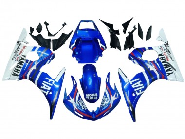Compra Carenados Moto Yamaha YZF 600 R6 2005 - Azul Blanco Rojo Motul Michelin Fiat