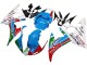 Compra Carenados Moto Yamaha YZF 600 R6 2005 - Azul Claro Blanco Verde Rojo Kastinee Dunlop Motul