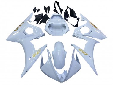 Compra Carenados Moto Yamaha YZF 600 R6 2005 - Blanco Oro